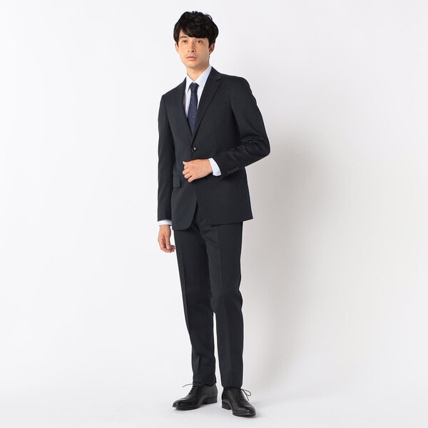 【極美品】コムサイズム 3点セット スーツ セットアップ シャドーストライプ スーツ｜セットアップジャケット一覧1ページ目｜【夏セール開催