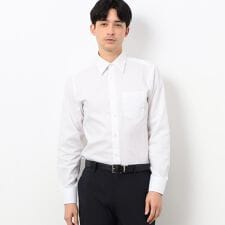 イージーケア 市松柄 ドレスシャツ