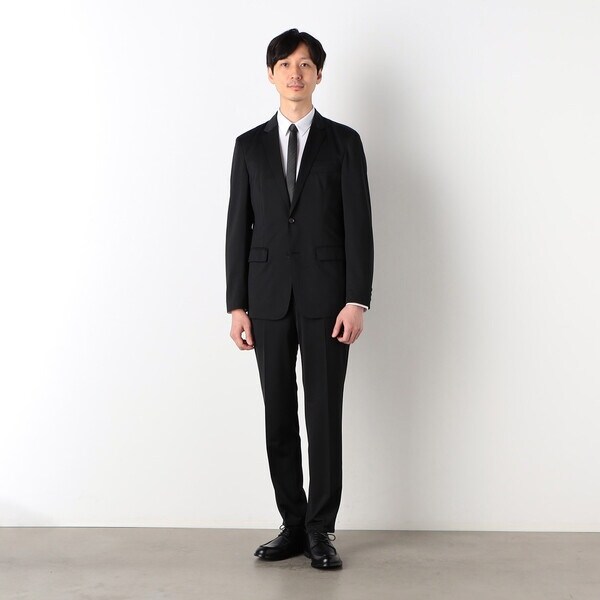 【新品定価36720円】アーバンリサーチ　タイプライター　スーツ　ジャケット　L 洗えるスーツ】 ポリエステル タイプライタースーツ | コムサイズム