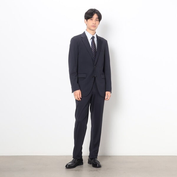 COMME CA MEN Lサイズ チェック柄 セットアップスーツ ストレッチ COMME CA MEN Lサイズ チェック柄 セットアップスーツ ストレッチ