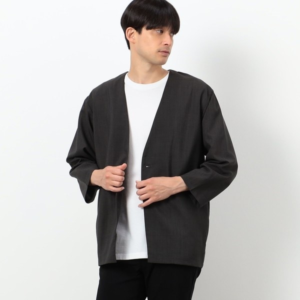 Mfil ノーカラージャケット 38 ブラック CINOH/チノ】BLACK FORMAL NO COLLAR JACKET/ブラックフォーマル