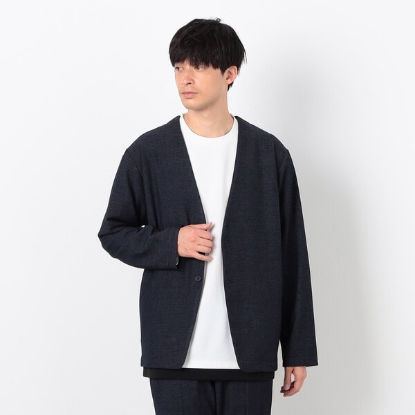 コムサイズム(COMME CA ISM) メンズ ノーカラージャケット の