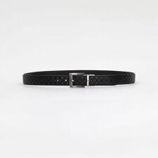 【リバーシブル】市松大柄×サフィアーノ型押し ベルト