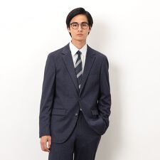 【セットアップ対応】デニムライクプリントジャージー ジャケット