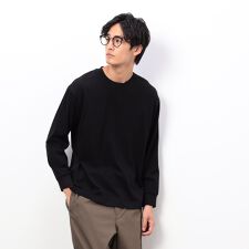USAコットン 引き揃え天竺 長袖 Ｔシャツ