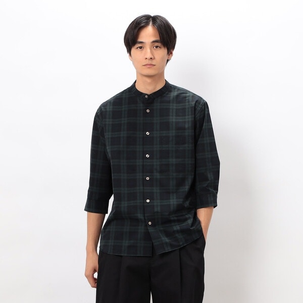 COOL DOTS ブラックウォッチ プリントシャツ