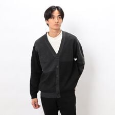 コムサイズム(COMME CA ISM)のチェック柄ジャガードカーディガン