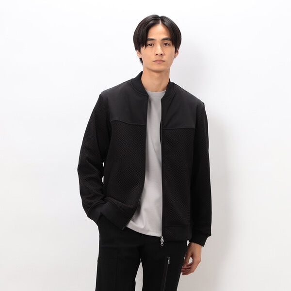 【美品】COMME CA ISM ジャージー　 ＭＡ−１ コムサイズム COMME CA ISM ジャージー MA-1ブルゾン （グレー