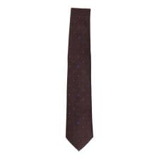 【シルク100％】リンゴドット ネクタイ