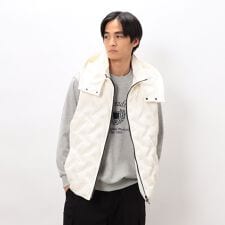 コムサイズム(COMME CA ISM)のシームレス  ダウン フードベスト