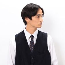 コムサイズム(COMME CA ISM)の花小紋柄 ネクタイ