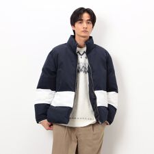 コムサイズム(COMME CA ISM)のポリエステル タッサー 機能中綿 ブロッキング スタンドカラーブルゾン