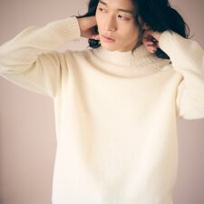 コムサイズム(COMME CA ISM)のMADE IN JAPAN ナチュラルカラー ホールガーメントニット