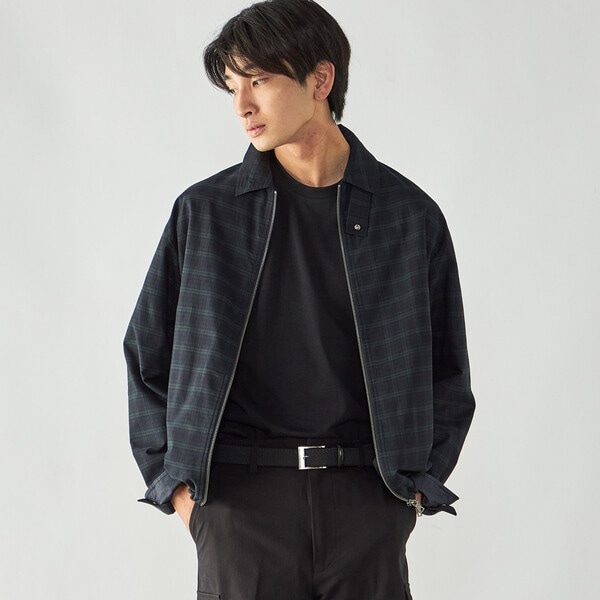 播州織 デニムライクシャンブレー ZIPブルゾン | コムサイズム(COMME