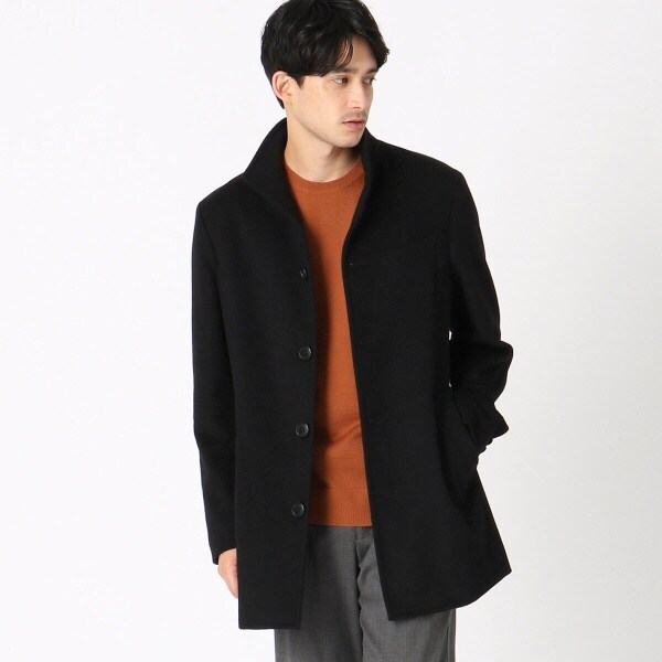 新品 COMME CA ISM MEN コムサイズム《ウールアンゴラ混》チェスター