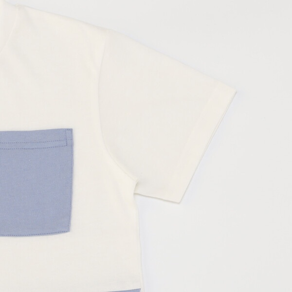 パッチワーク 配色切り替え半袖Tシャツ | コムサイズム(COMME CA ISM 