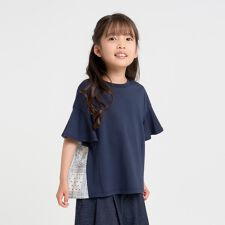 バンダナプリント 切り替え 2WAY Tシャツ