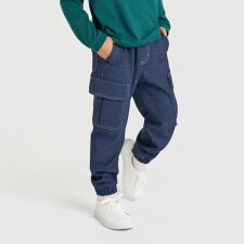 コムサイズム(COMME CA ISM)のデニムライクストレッチジョガーパンツ