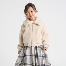 ボアフリース ショート ブルゾン