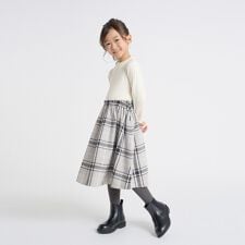 チェック ドッキング ワンピース