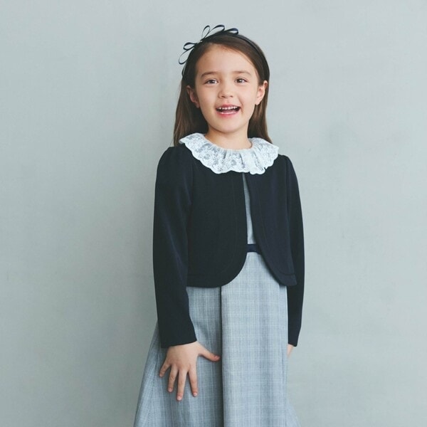 セットアイテム】レース襟付きドレス×ボレロ(110-130cm