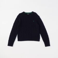 ケーブル編み ニットプルオーバー