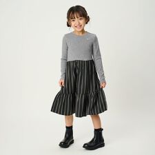 ストライプ ドッキング ティアードワンピース | コムサイズム(COMME CA 