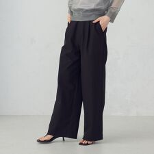 【美しいベーシックパンツ】ワイドシルエット チノパンツ