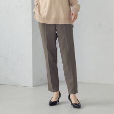 コムサモデルズ(comme ca models)の【美しいベーシックパンツ】裏起毛 カルゼ テーパードパンツ