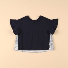 バンダナプリント 切り替え 2WAY Tシャツ(ベビーサイズ)
