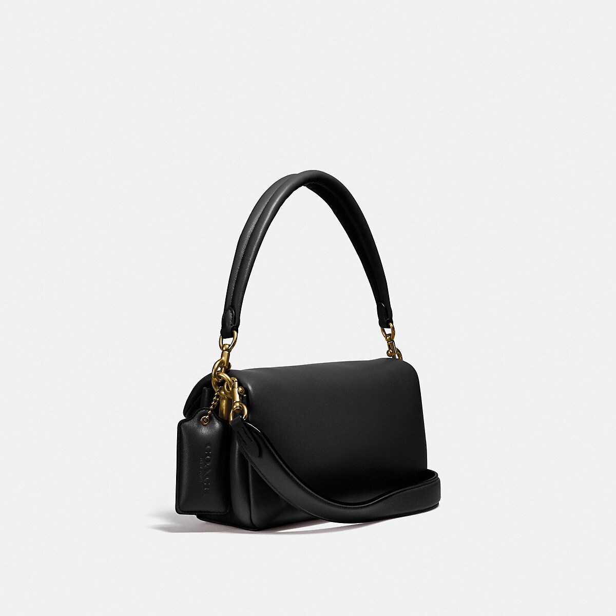 COACH◇ピロー タビーショルダーバッグ/レザー/BLK/C0772 【公式通販】