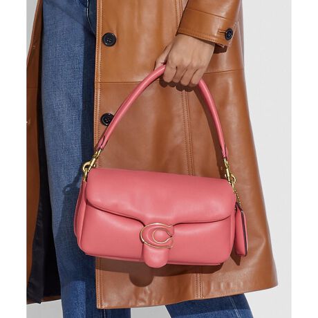 COACH コーチ ピロー タビー ショルダーバッグ いいっ 26レザーピンク2WAY