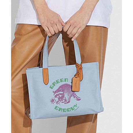 100 パーセント リサイクル キャンバス トート 30 | コーチ(COACH 