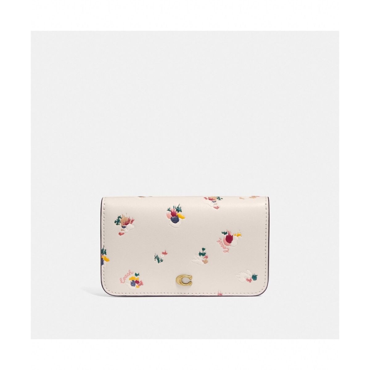 新作★【COACH】ジップ カード ケース フローラル プリント オンライン限定【公式】ジップ カード ケース・フローラル