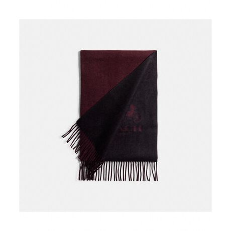 ホース アンド キャリッジ バイカラー カシミヤ マフラー  