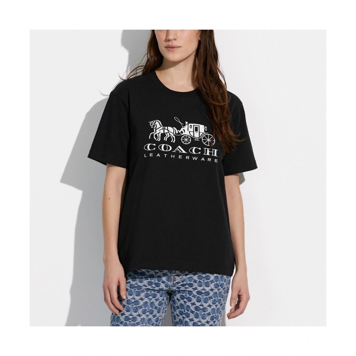 COACH / Tシャツ/XS/コットン/BLK/C9117 Tシャツ【COACH/コーチ】C9117 BLK | コーチ(COACH) | マルイウェブ