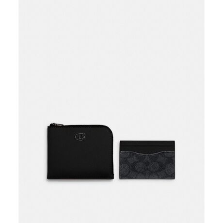 3-IN-1 Lジップ ウォレット・シグネチャー キャンバス | コーチ(COACH 