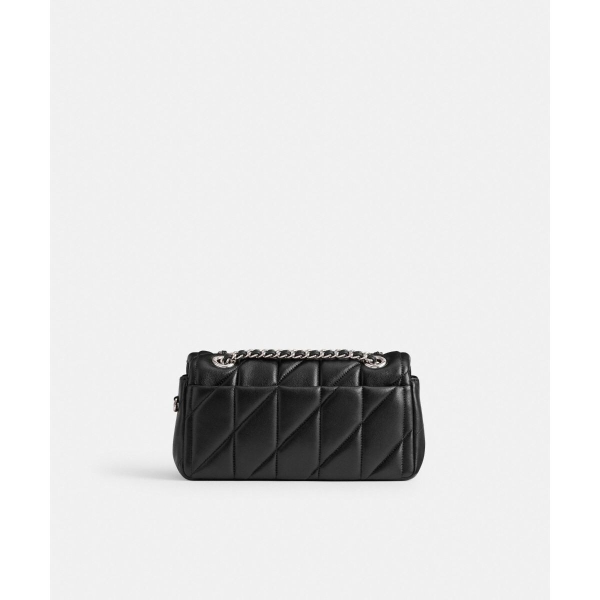 COACH ブラック キルティングショルダーバッグ COACH コーチ ショルダーバッグ レディース 斜めがけ