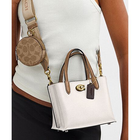 COACH コーチ ショルダー 旨し ウィロウ サドル バッグ 2wayストラップ 