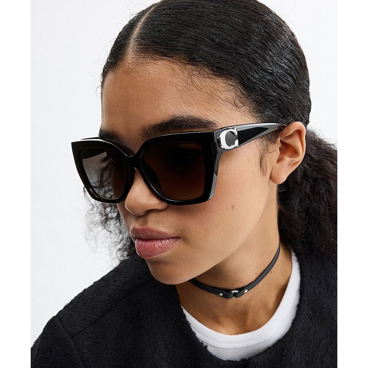 NEW◆【COACH】ピロー タビー メタル ヘキサゴン サングラス COACH｜【公式】ピロー タビー メタル ヘキサゴン サングラス