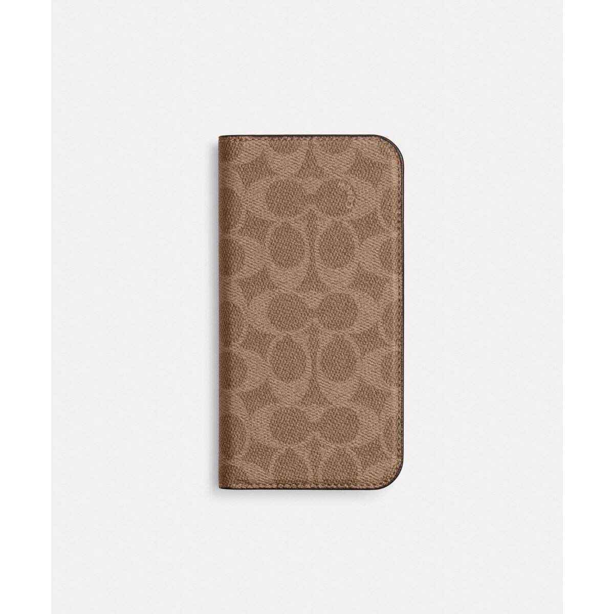 COACH スマホケース IPHONE 16 PRO フォリオ・シグネチャー
