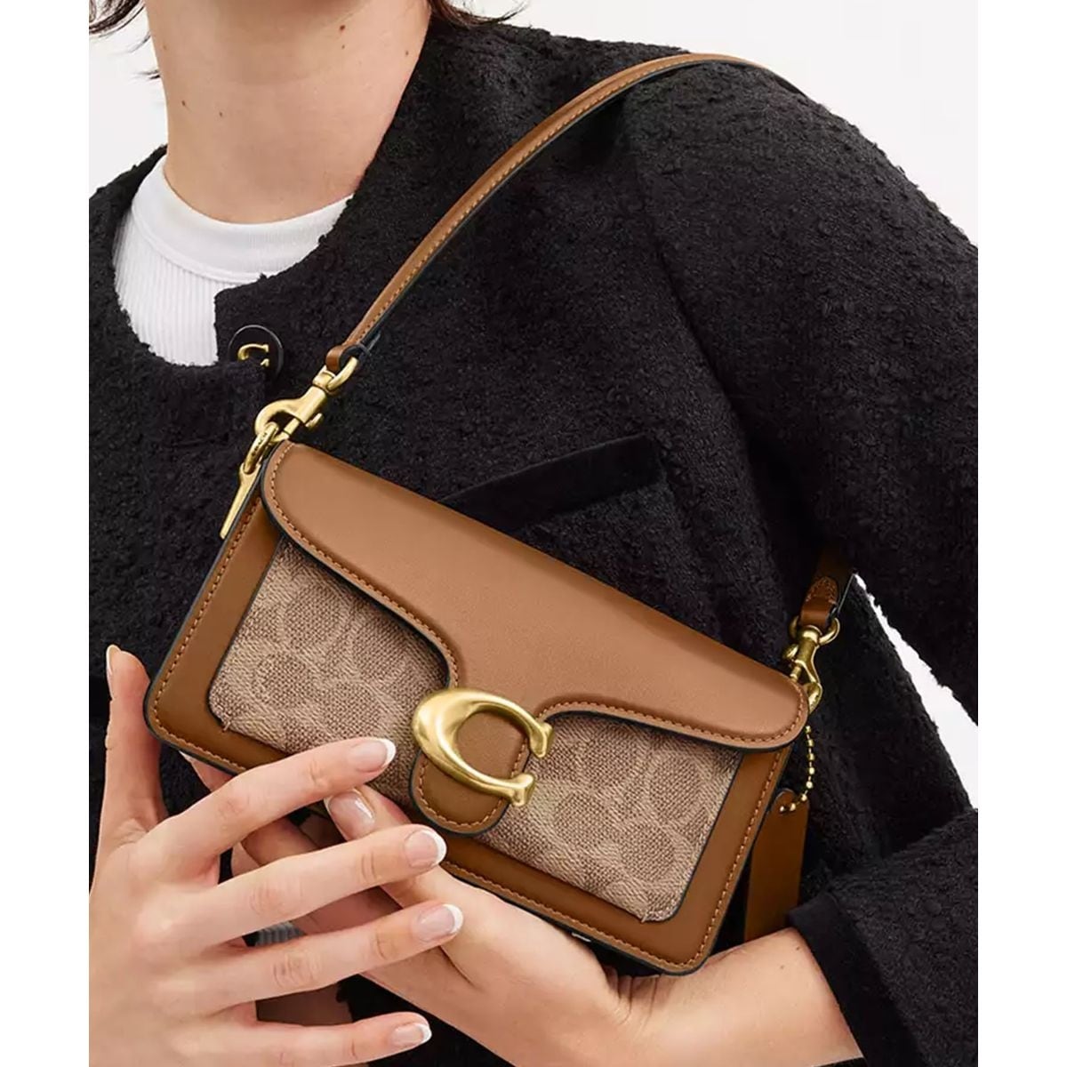 tess COACH コーチ ショルダーバッグ 2点セット COACH コーチ ショルダーバッグ レディース ノース サウス 2way レザー