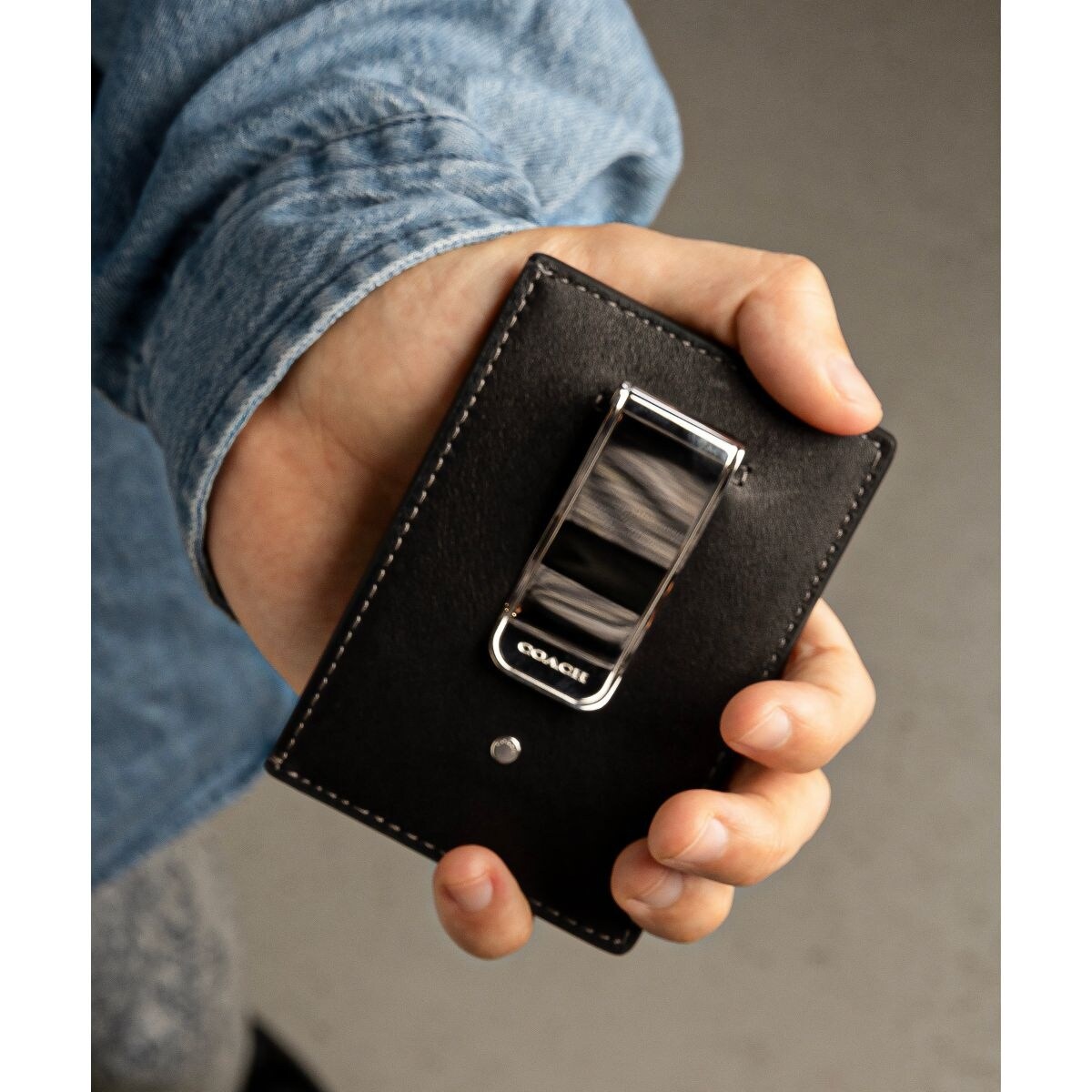 COACH コーチ マネークリップ カードケース ブラック オンライン限定】マネー クリップ カード ケース | コーチ(COACH