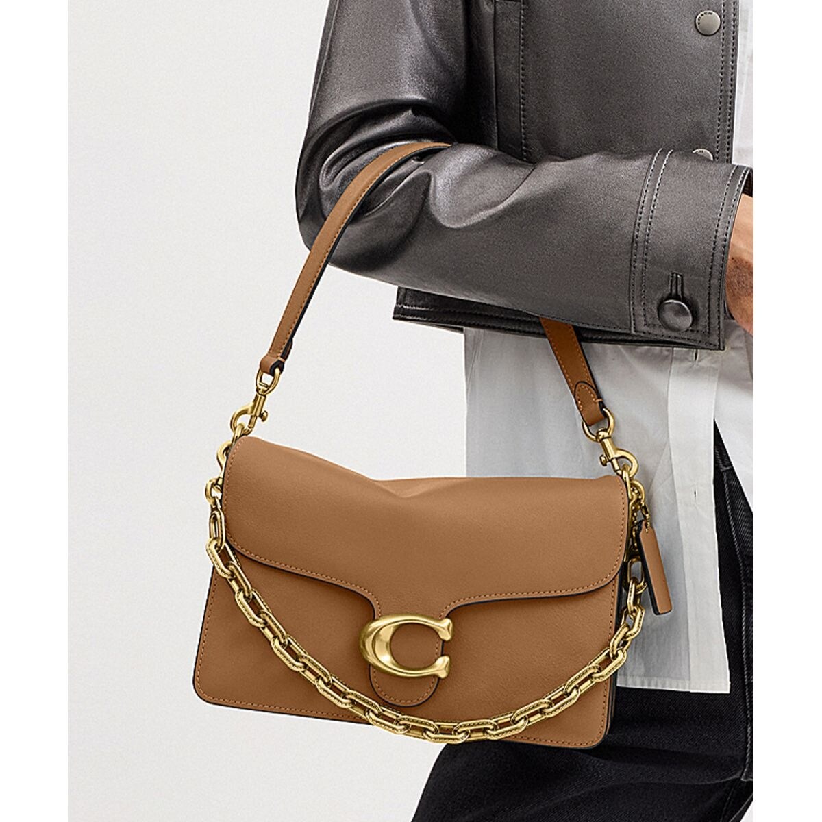 COACH Chain Tabby ショルダーバッグ レザー チェーン 全5色 チェーン タビー ショルダー バッグ 30 | コーチ(COACH