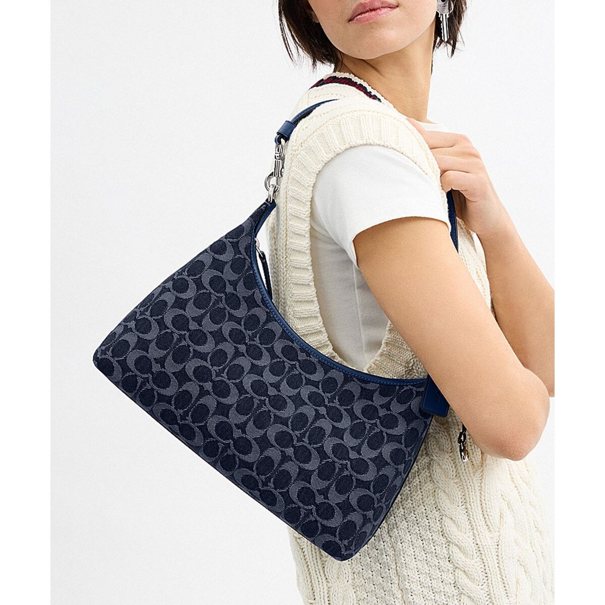 【COACH】ジュリエット ショルダー バッグ・シグネチャー デニム ジュリエット ショルダー バッグ・シグネチャー デニム