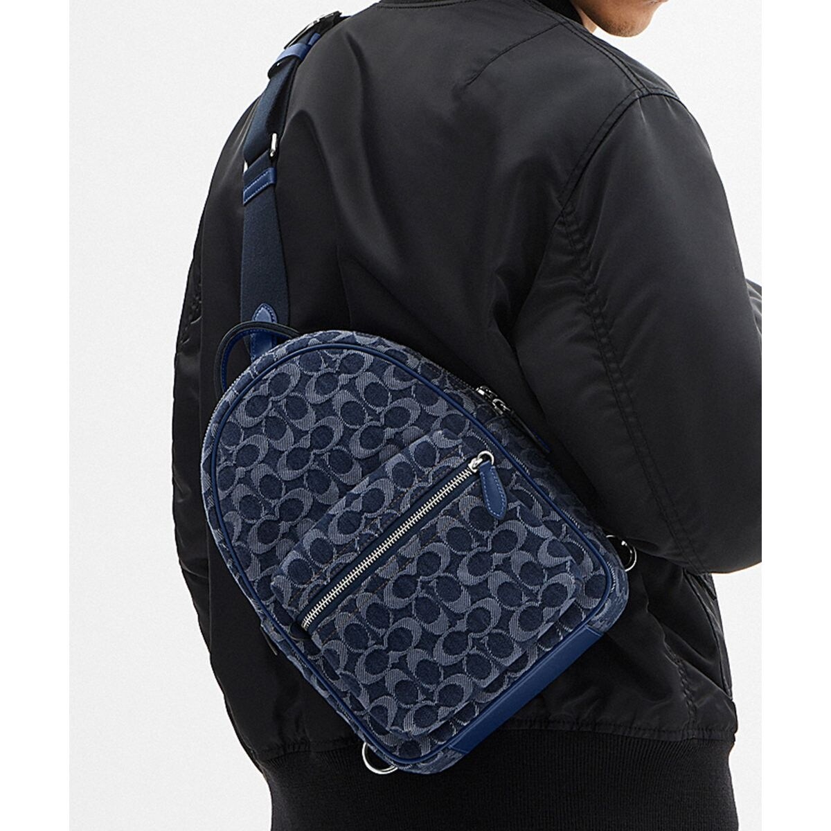 チャーター パック・シグネチャー デニム | コーチ(COACH
