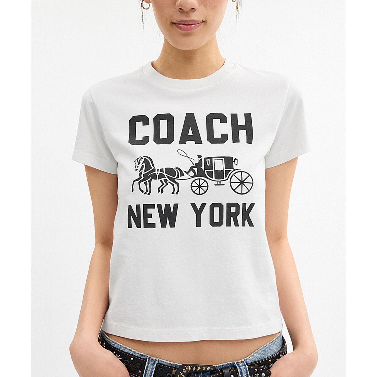 COACH☆ホース アンド キャリッジ Tシャツ・オーガニック ホース アンド キャリッジ Tシャツ・オーガニック コットン