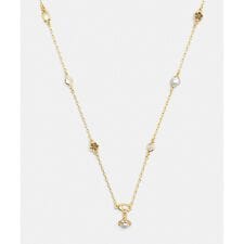 パール チャーム ネックレス