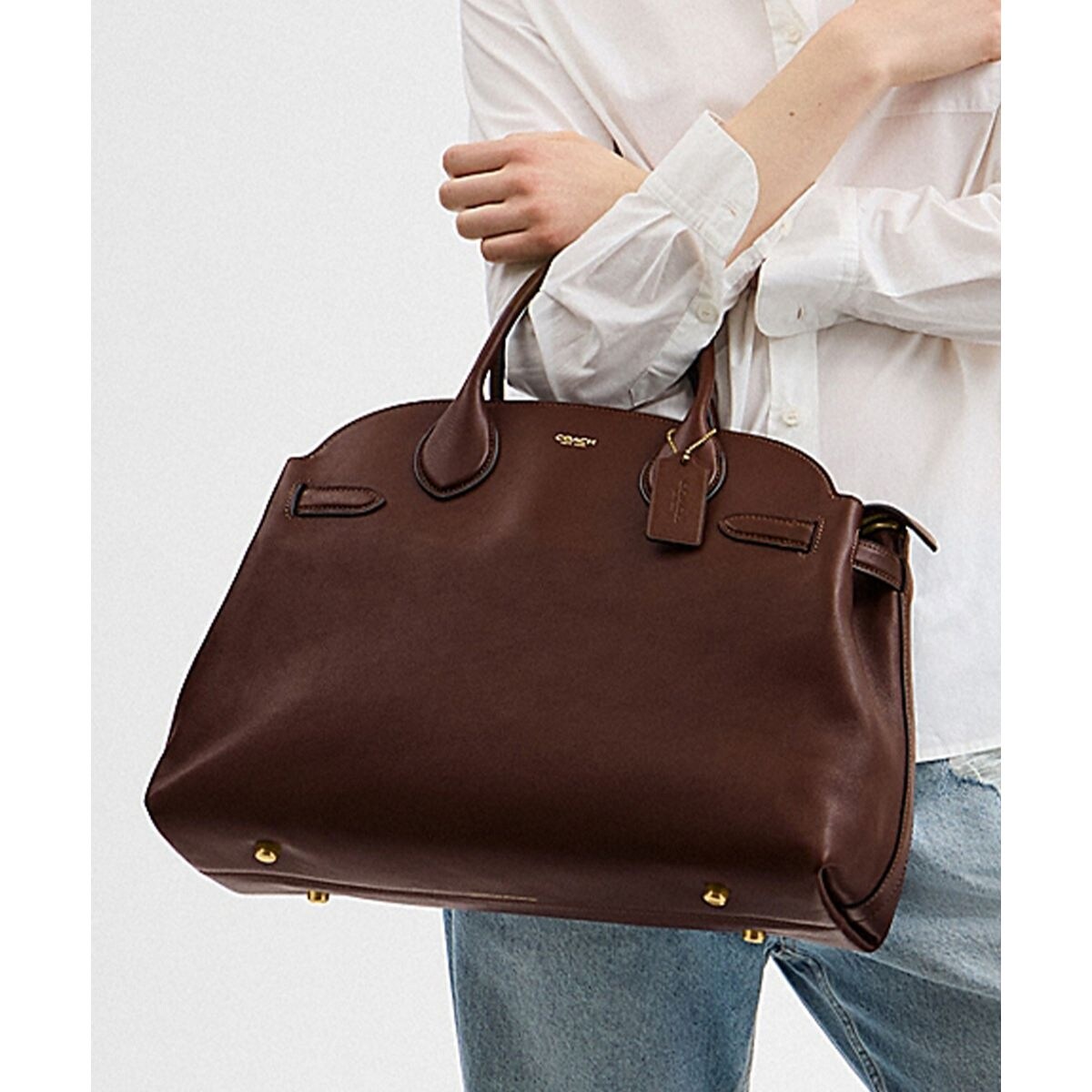 【送料関税込】ソフト エンパイア キャリーオール バッグ 40 COACH｜【公式】ソフト エンパイア キャリーオール バッグ 40