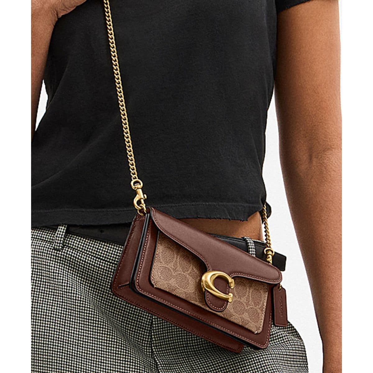 COACH ハンドバッグ チェーンハンドル COACH】コーチ キルティング レザー アーリー 2WAY サッチェル